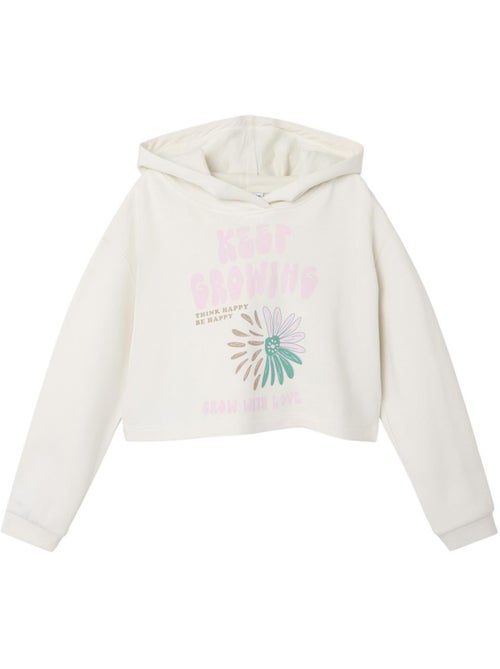 Name It Juka Meisjes Sweatshirt Wit/Roze - Kiabi Name It Juka Meisjes Sweatshirt Wit/Roze - Kiabi