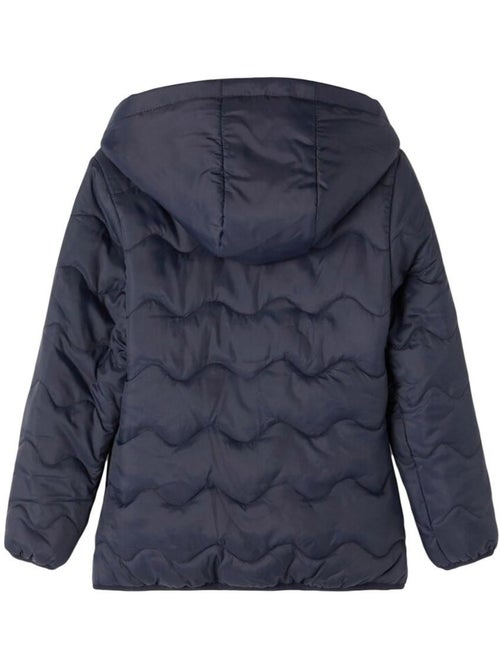 Name It Maggy Blauwe Meisjes Winterjas - Kiabi Name It Maggy Blauwe Meisjes Winterjas - Kiabi