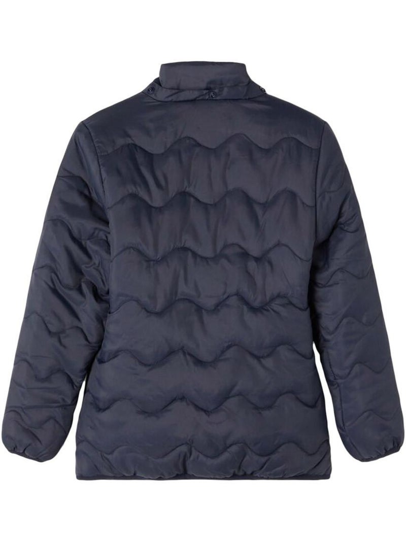 Name It Maggy Blauwe Meisjes Winterjas Blauw - Kiabi