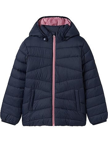 Name it meisjes winterjas wit - marble