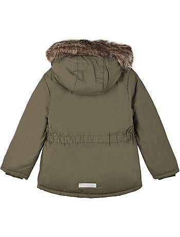 Name it meisjes parka jas kaki