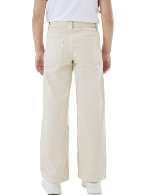 Name It Meisjes Regular Jeans Beige Wide 1115 - Kiabi Name It Meisjes Regular Jeans Beige Wide 1115 - Kiabi