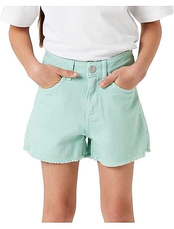 Name it meisjes short jeans mintgroen twi
