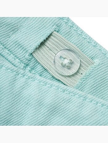 Name it meisjes short jeans mintgroen twi