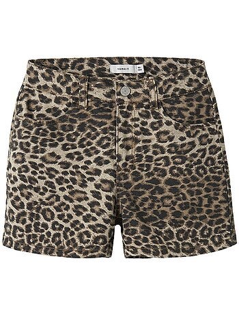 Name it meisjes short luipaardprint frose