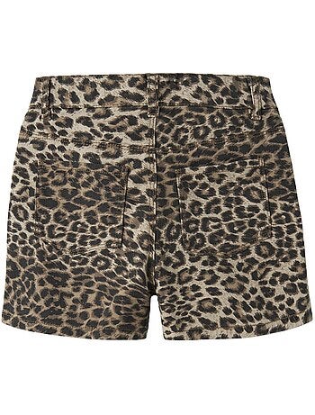 Name it meisjes short luipaardprint frose