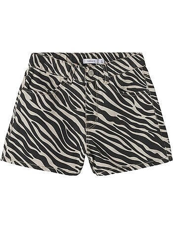 Name it meisjes short luipaardprint frose