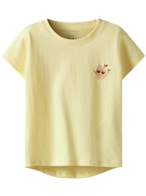 Name it Meisjes T-shirt Geel Capsl - Kiabi Name it Meisjes T-shirt Geel Capsl - Kiabi