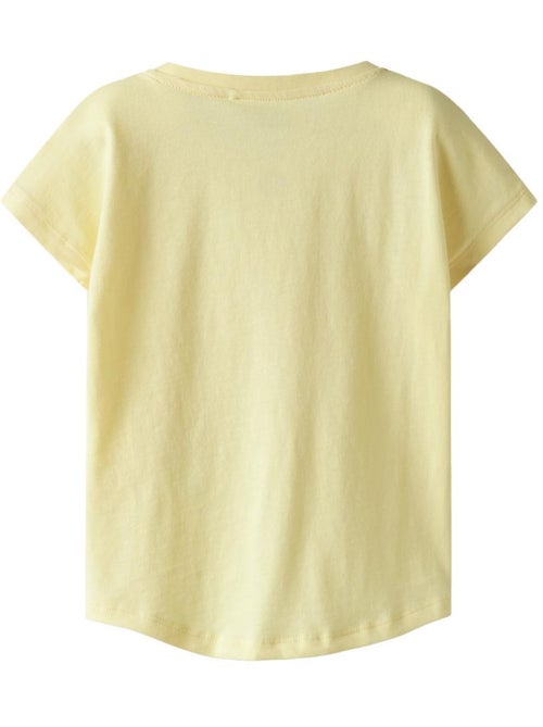 Name it Meisjes T-shirt Geel Capsl - Kiabi Name it Meisjes T-shirt Geel Capsl - Kiabi