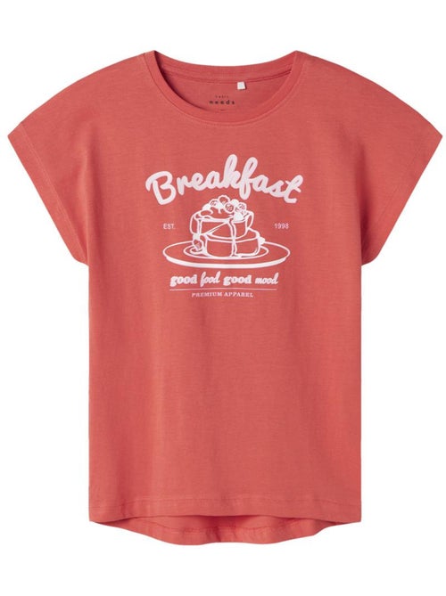 Name It Meisjes T-shirt Koraalrood - Kiabi Name It Meisjes T-shirt Koraalrood - Kiabi
