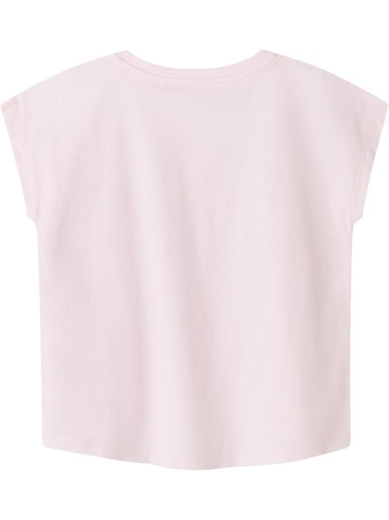 Name It Meisjes T-shirt Roze met Capmouwtjes Roze - Kiabi