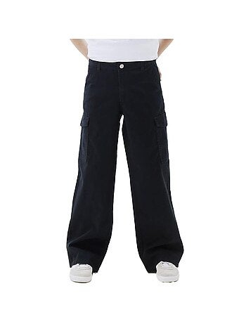 Name it meisjes wide twill broek zwart