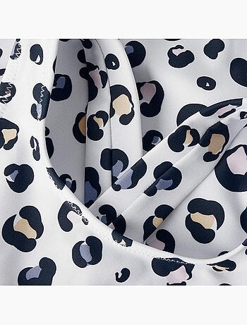 Name it meisjes zwempak blauw met dierenprint