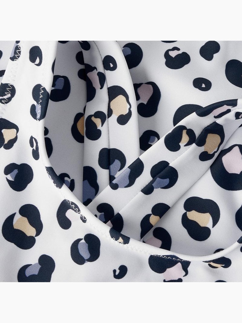 Name It Meisjes Zwempak Blauw met Dierenprint Blauw - Kiabi