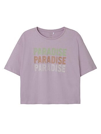 Name it mlasso mauve t-shirt voor meisjes