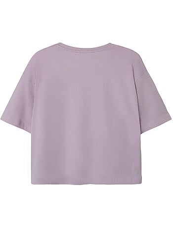 Name it mlasso mauve t-shirt voor meisjes