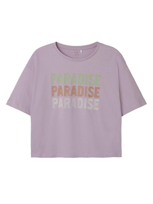 Name It Mlasso Mauve T-shirt voor Meisjes - Kiabi Name It Mlasso Mauve T-shirt voor Meisjes - Kiabi