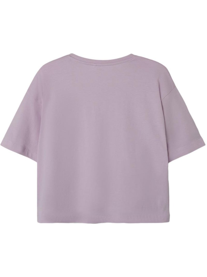 Name It Mlasso Mauve T-shirt voor Meisjes Paars - Kiabi