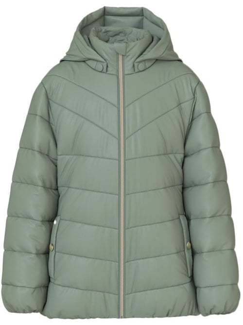 Name It Monay Groene Meisjes Winterjas - Kiabi Name It Monay Groene Meisjes Winterjas - Kiabi