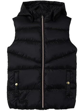 Name it monay meisjes bodywarmer mouwloos marineblauw