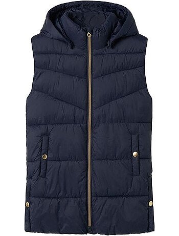 Name it monay mouwloze bodywarmer voor meisjes - marineblauw