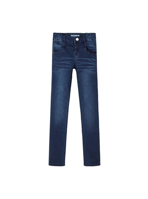 Name It Mtrilla Donkerblauwe Skinny Jeans voor Meisjes - Kiabi Name It Mtrilla Donkerblauwe Skinny Jeans voor Meisjes - Kiabi