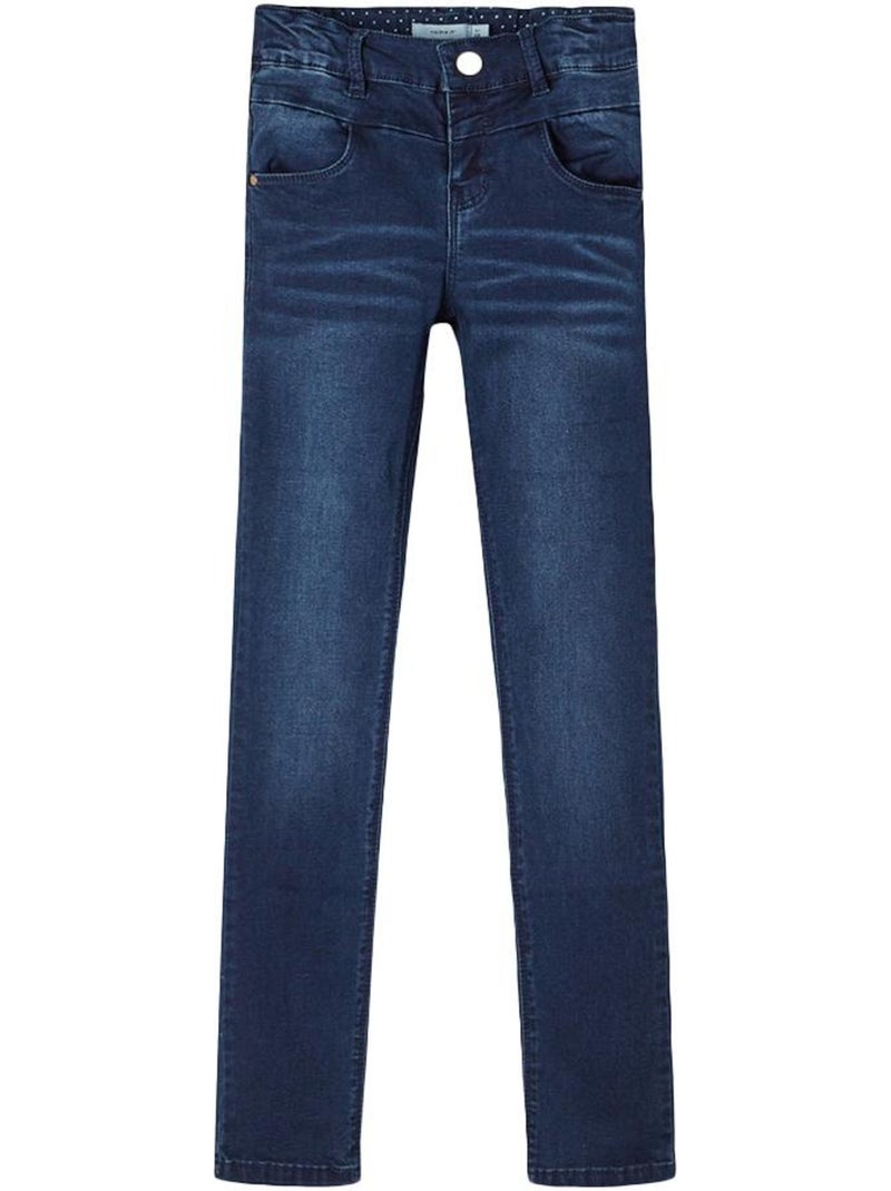 Name It Mtrilla Donkerblauwe Skinny Jeans voor Meisjes Blauw - Kiabi