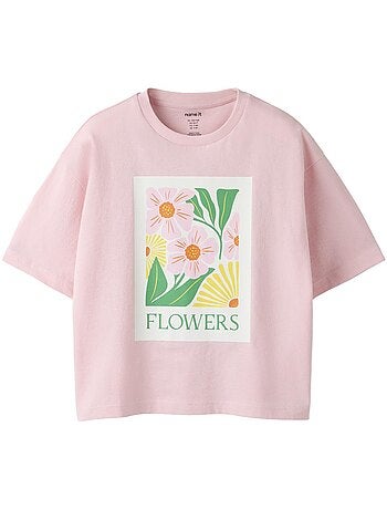 Name it nkfhelga roze t-shirt voor meisjes