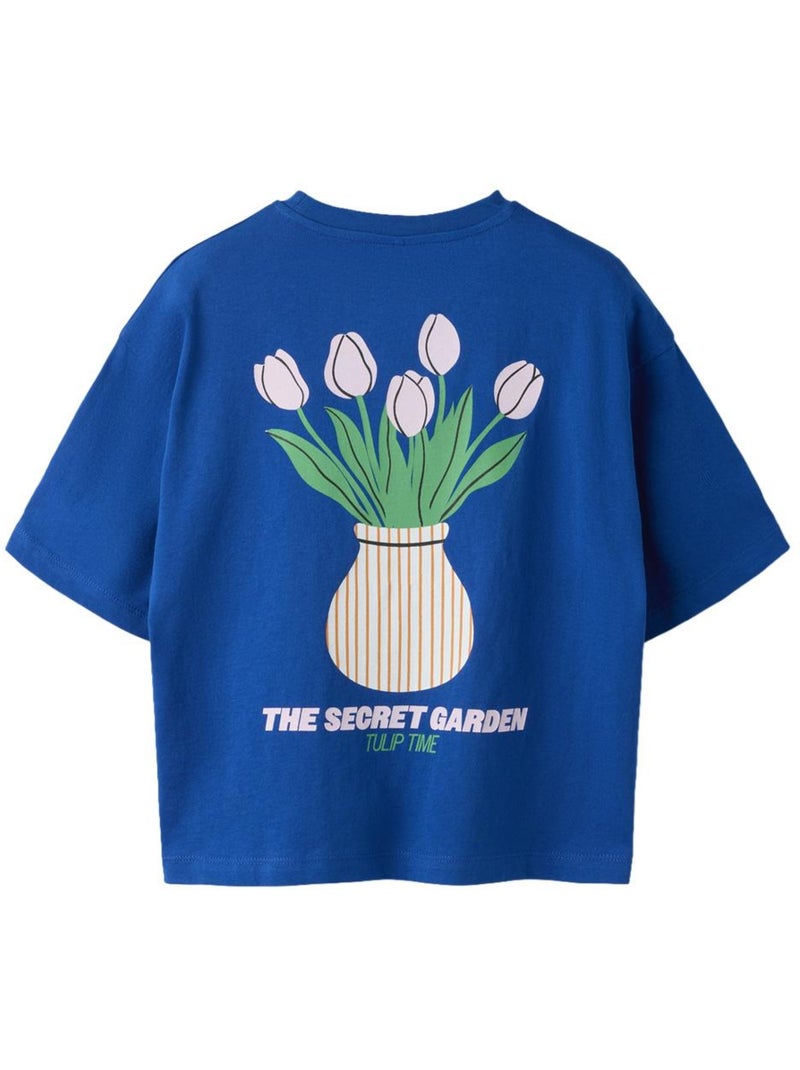Name It Nkfhelga T-shirt voor Meisjes - Blauw Blauw - Kiabi