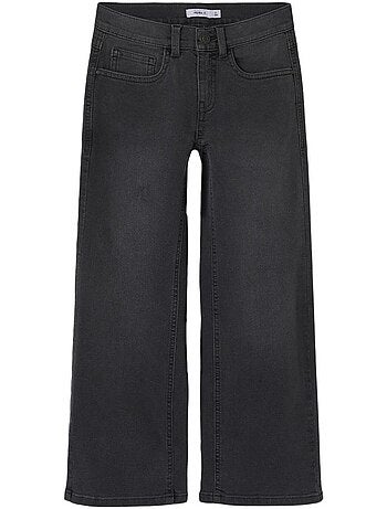 Name it nkfrose wide jeans voor meisjes - donkergrijs