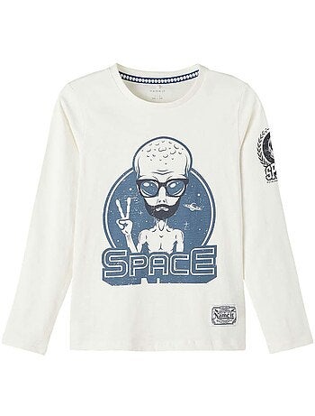 Name it nobbe wit t-shirt voor jongens
