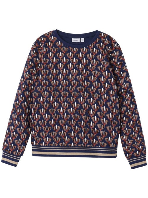 Name It Noya Marine Meisjes Sweatshirt - Kiabi Name It Noya Marine Meisjes Sweatshirt - Kiabi