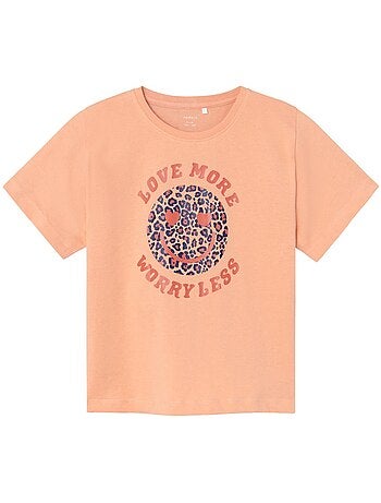 Name it nyla t-shirt oranje voor meisjes