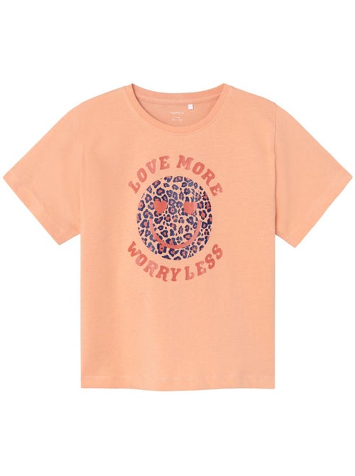 Name It Nyla T-shirt Oranje voor Meisjes - Kiabi Name It Nyla T-shirt Oranje voor Meisjes - Kiabi