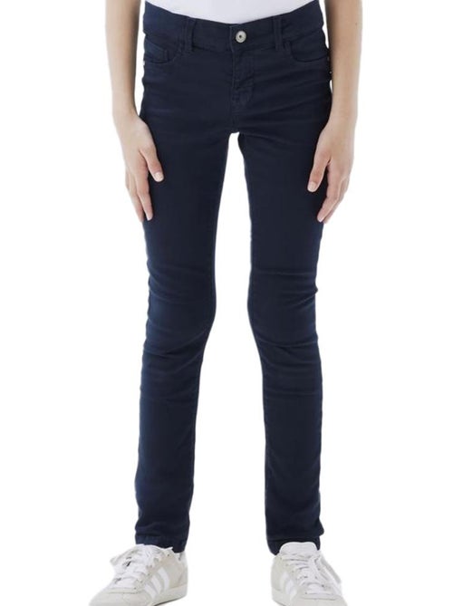 Name It Polly Skinny Broek Donkerblauw voor Meisjes - Kiabi Name It Polly Skinny Broek Donkerblauw voor Meisjes - Kiabi