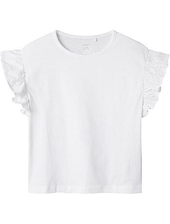 Name it rejaline wit t-shirt voor meisjes
