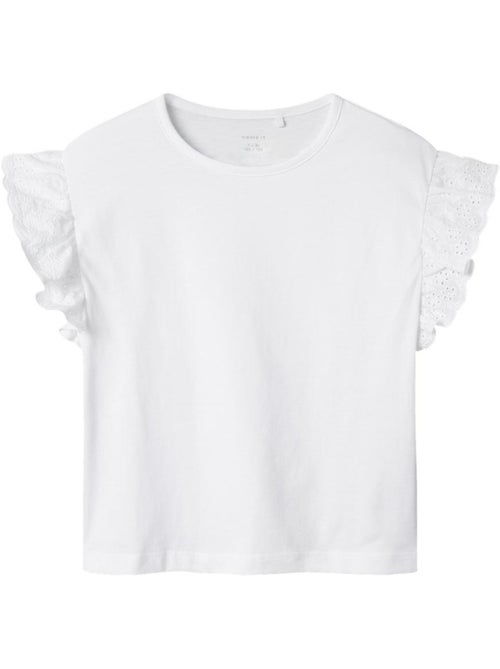 Name it rejaline wit t-shirt voor meisjes - Kiabi Name it rejaline wit t-shirt voor meisjes - Kiabi