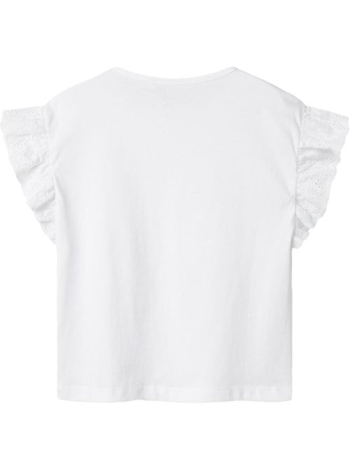 Name it rejaline wit t-shirt voor meisjes - Kiabi Name it rejaline wit t-shirt voor meisjes - Kiabi