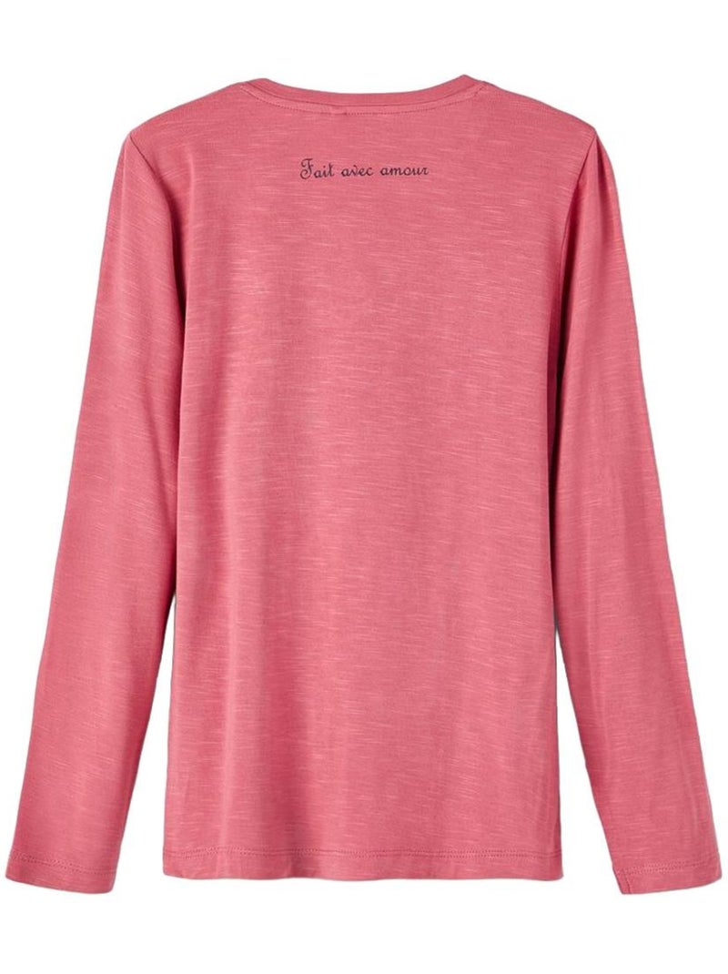 Name It ROCK Roze T-shirt voor Meisjes Roze - Kiabi