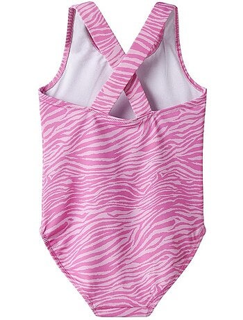 Name it meisjes zwempak blauw met dierenprint