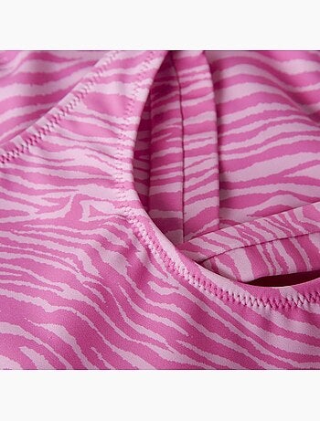Name it meisjes zwempak blauw met dierenprint