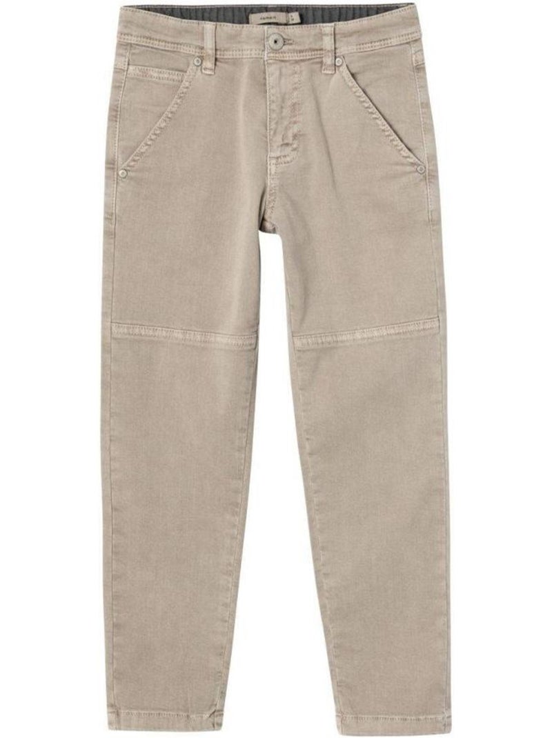 Name It Slim Fit Tapered Jeans voor Jongens - Beige Beige - Kiabi