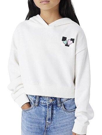 Name it tara meisjes hoodie wit