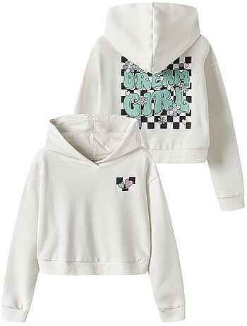 Name it tara meisjes hoodie wit