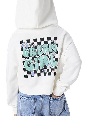 Name it tara meisjes hoodie wit