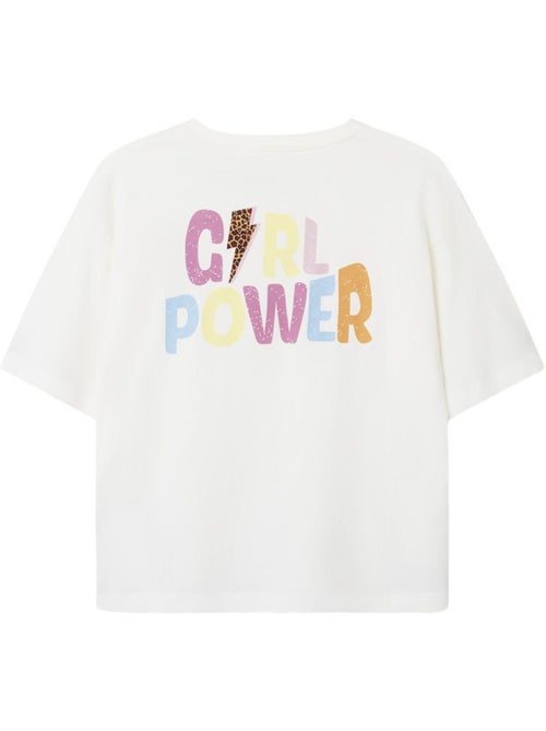 Name It Tarima Wit T-shirt voor Meisjes - Kiabi Name It Tarima Wit T-shirt voor Meisjes - Kiabi