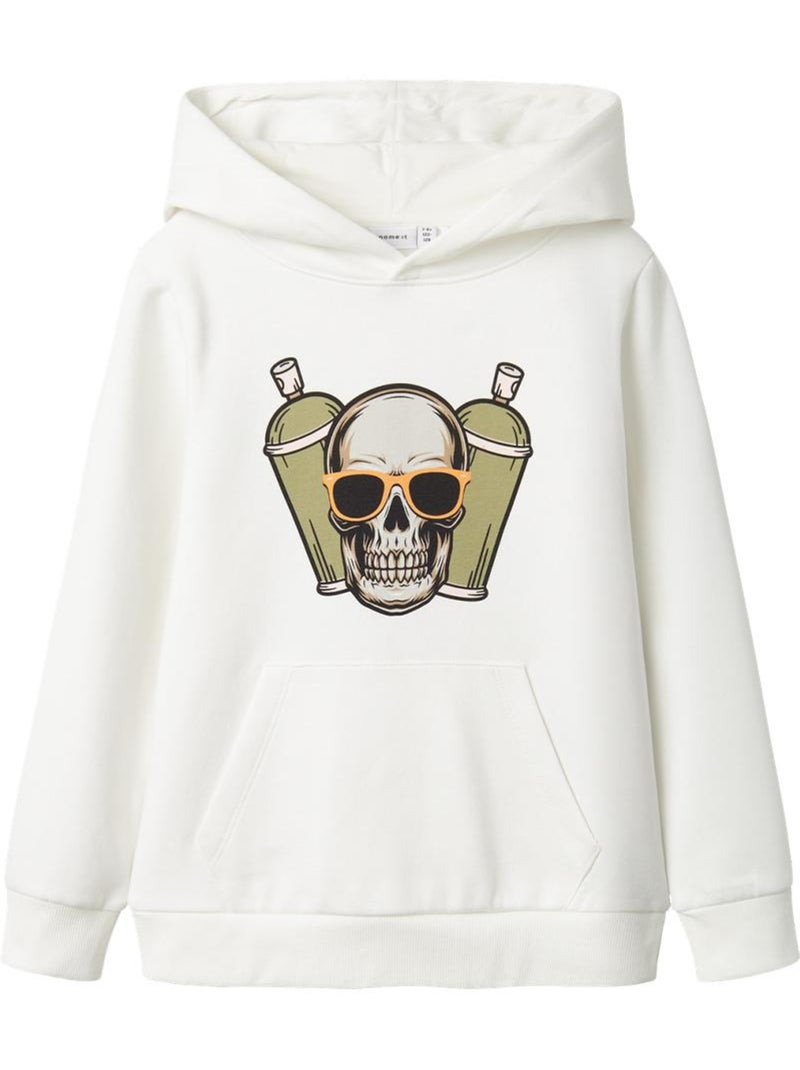 Name it Tected Jongens Sweatshirt Wit Wit - Kiabi