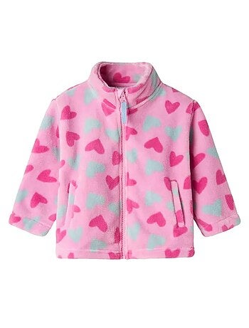 Name it teddy vest roze voor meisjes
