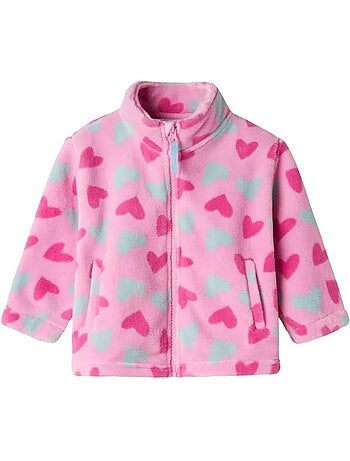 Name it teddy vest roze voor meisjes