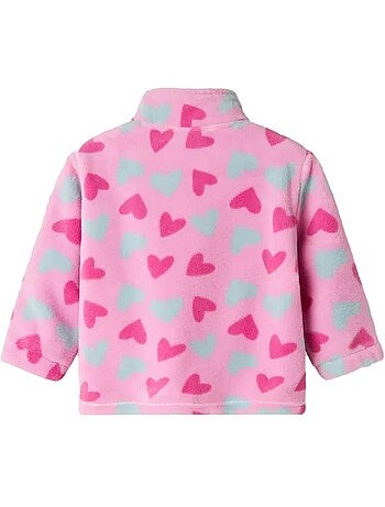 Name it teddy vest roze voor meisjes